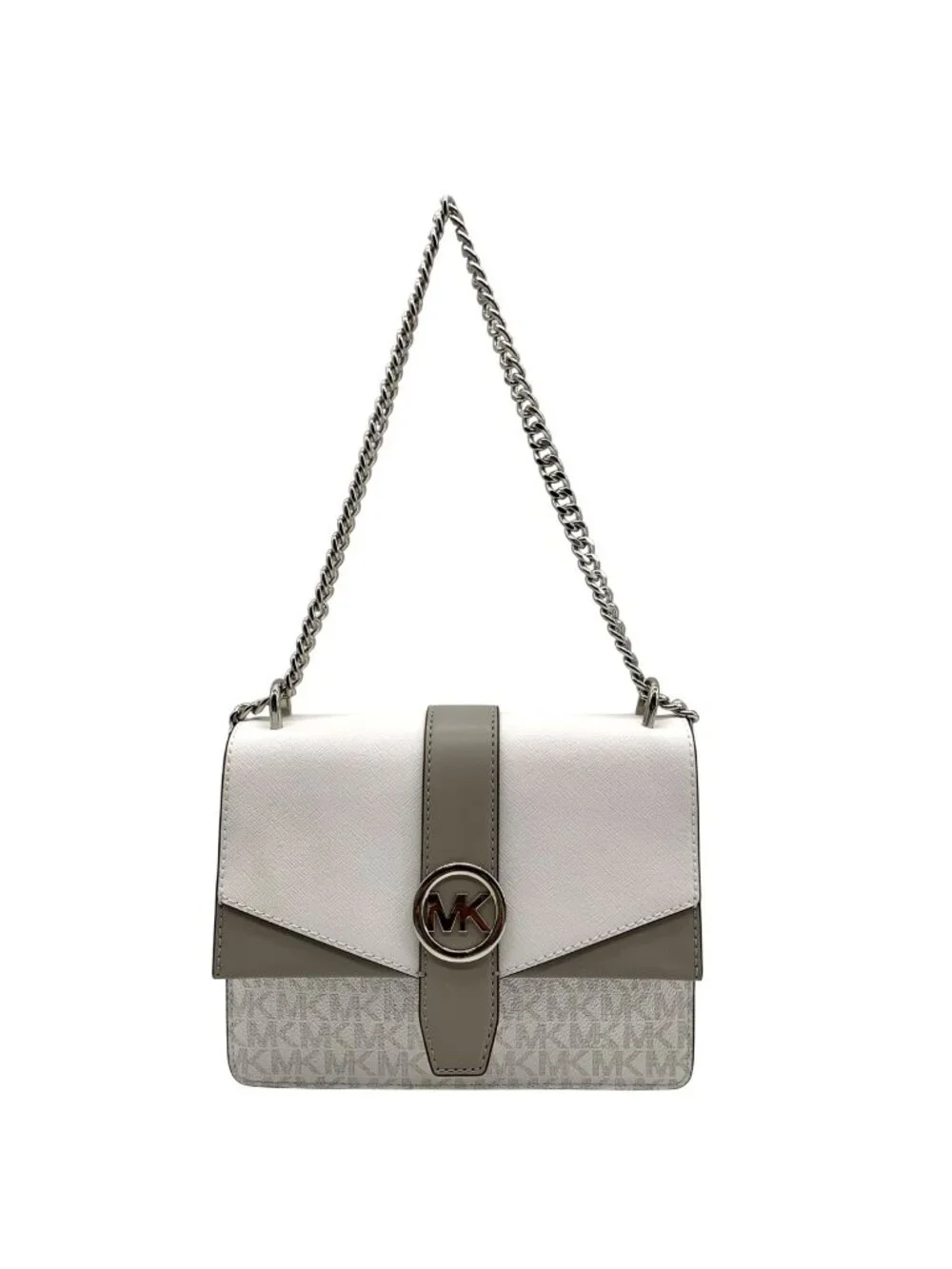Michael Kors Greenwich Color-Block Coated Canvas Crossbody Bag